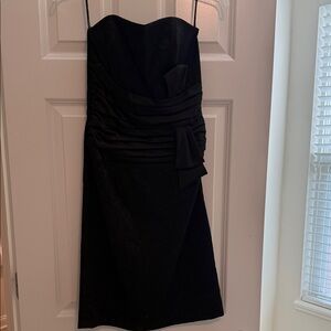 Jessica McClintock Elegant Black Strapless Dress
